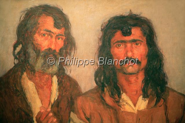 autriche krems 6.JPG - Toile de Lajos Kunlfy "deux tziganes"Kunshalle de KremsAutriche